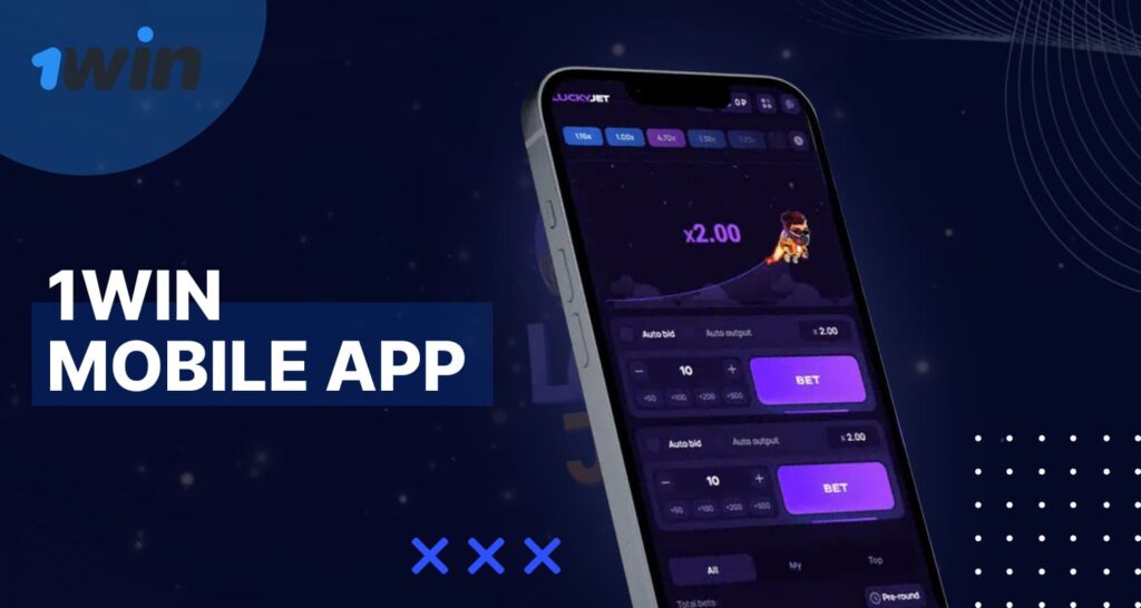 1win India LuckyJet portable version of the game for easy use at any time and place